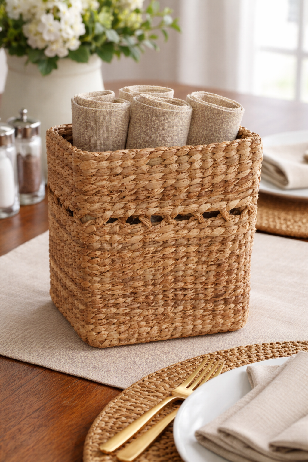 Handmade Natural Fiber Basket