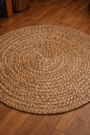 Handwoven Natural Fiber Round Placemat