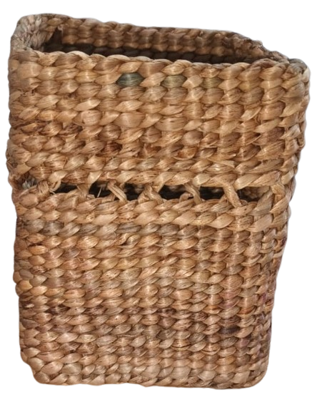 Handmade Natural Fiber Basket - Image 4