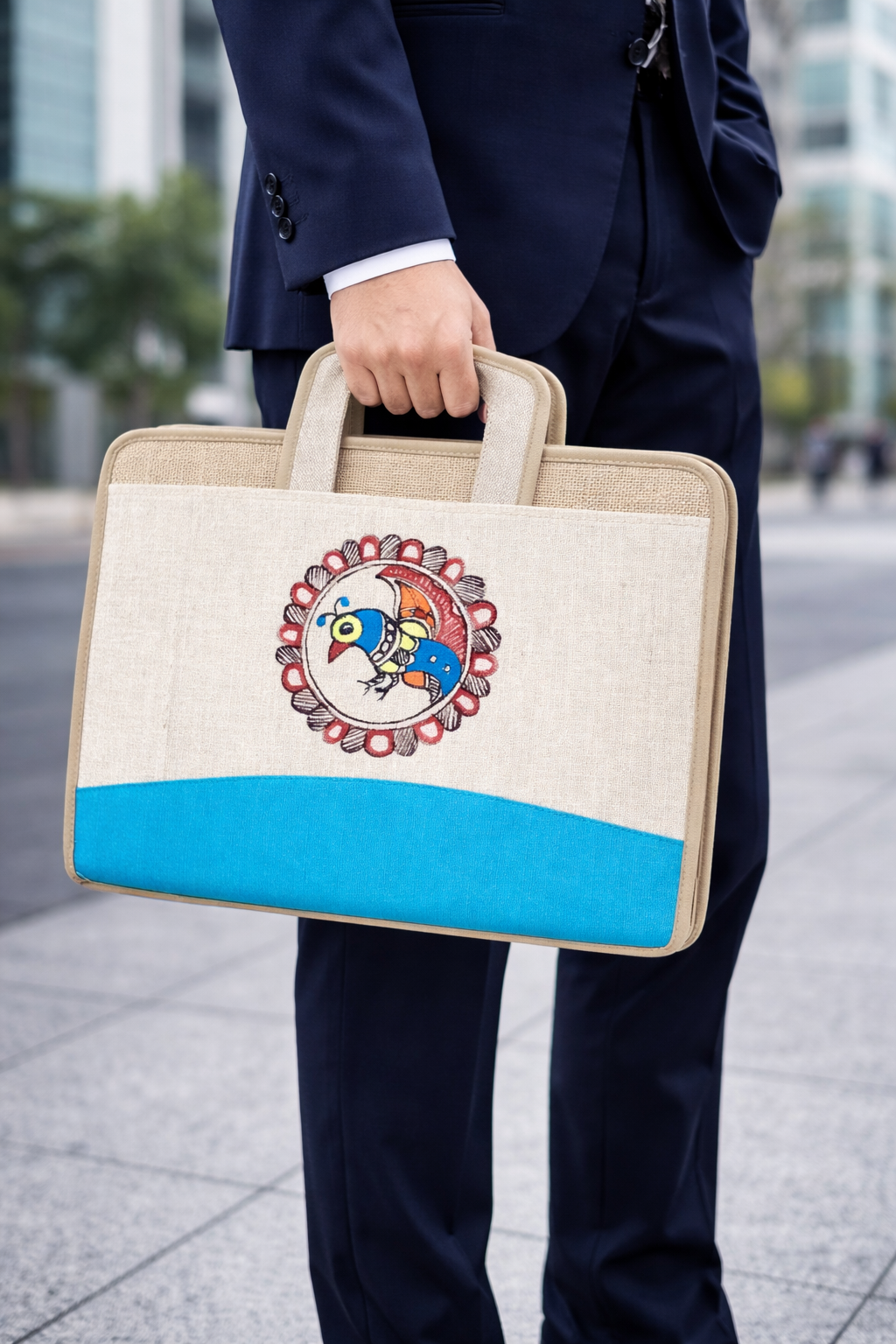 Jute Laptop Bag (Min order quantity is 100 pieces)