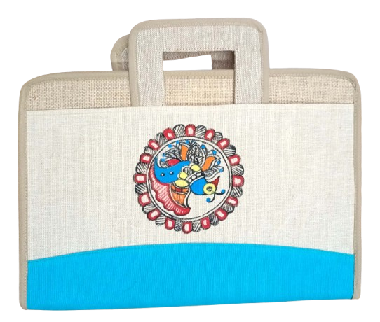 Jute Laptop Bag (Min order quantity is 100 pieces) - Image 2