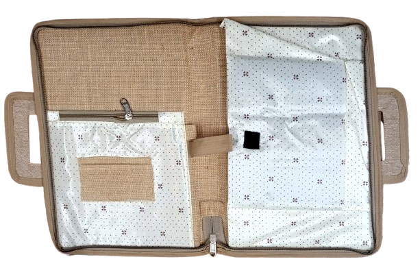 Jute Laptop Bag (Min order quantity is 100 pieces) - Image 4