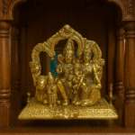 Brass Shiva Parivar Idol — Divine Family of Harmony & Blessings (Unity, Protection, Prosperity & Spiritual Well-Being)