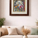Handcrafted Madhubani Painting – Vivah Theme (Without Frame)