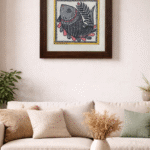 Handcrafted Madhubani Painting – Fish Theme (Without Frame)