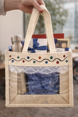 Handmade Jute Gift Bag For Multipurpose Use