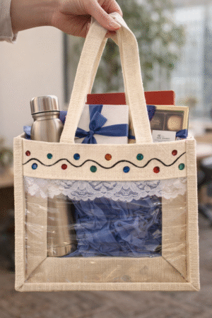 Handmade Jute Gift Bag For Multipurpose Use