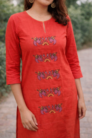 Hancrafted Sujani Art Suit Piece