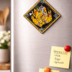 Hand-Painted Tikuli Art Wall Tile — Lord Ganesha Motif