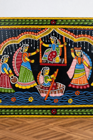 Handcrafted Tikuli Art Wall Panel