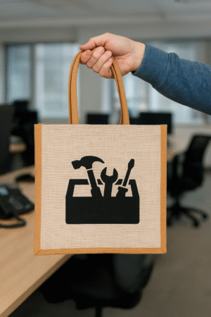 Handmade Jute Carry Bag For Multipurpose Use