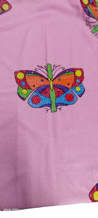 Handcrafted Sujani Art Table Cloth - Image 3