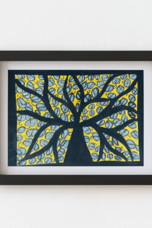 Handcrafted Madhubani Painting – Tree of Life Motif (Without Frame)