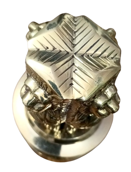 Brass Ashoka Pillar Replica — Sarnath Lion Capital Emblem (Symbol of Indian Heritage, Sovereignty & “Satyameva Jayate”) - Image 3