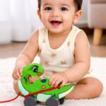 Wooden Dinosaur Pull Toy
